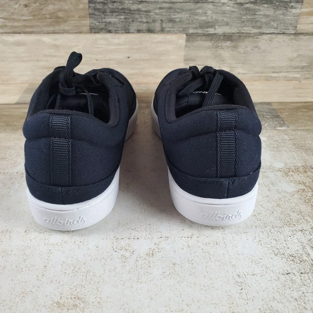 Allbirds Canvas Pacer Womens Shoes Sz 10 W Running Natural Black Lace Up Sneake